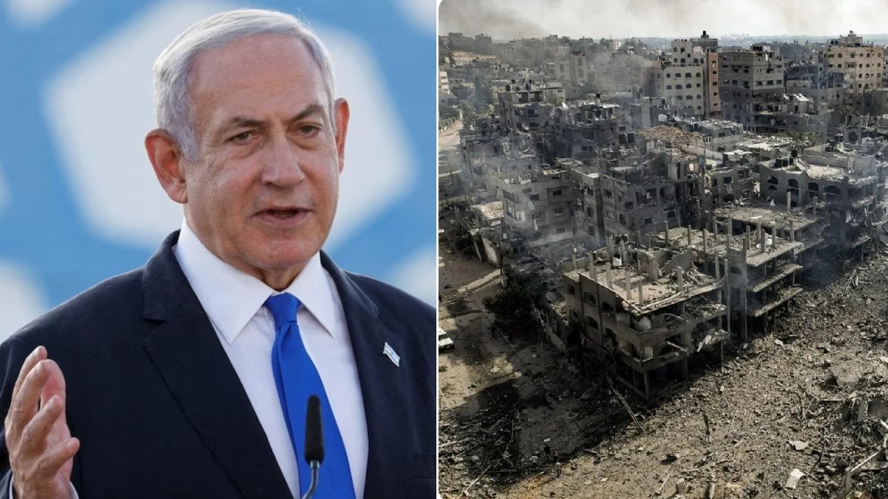 इजरायली पीएम बोले, जंग खत्म होने के बाद गाजा  सुरक्षा की जिम्मेदारी हमारी, थोड़ी देर के लिए रूक सकती है जंग