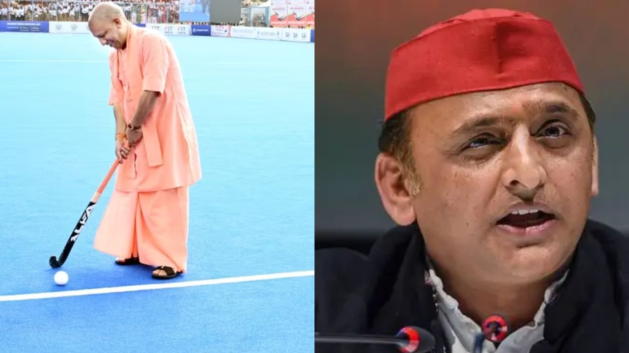 'भाजपाई अब सपा की ज़मीन पर खेलने के लिए मजबूर', CM योगी ने खेली हॉकी तो अखिलेश ने कसा तंज