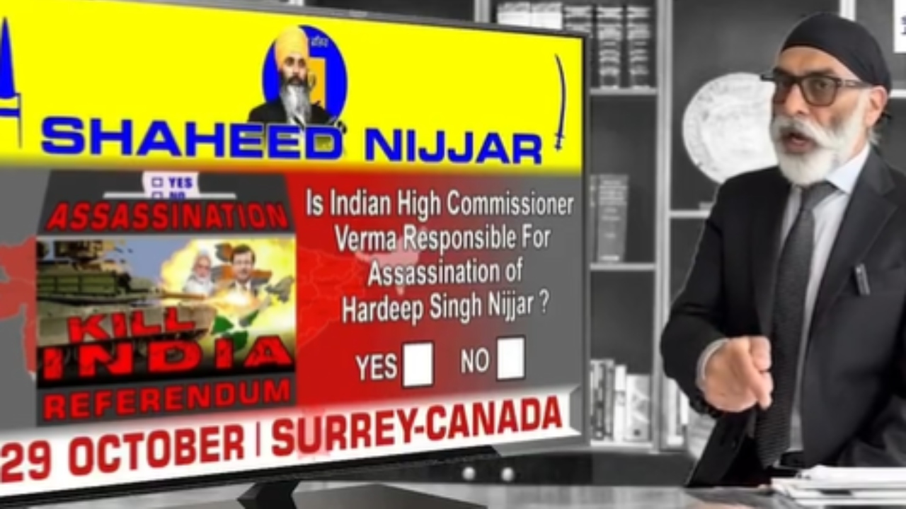 'भारतीय हिंदूओं कनाडा छोड़ दो...',  खालिस्तानी आतंकी गुरपतवंत पन्नू ने वीडियो जारी कर दी खुली धमकी