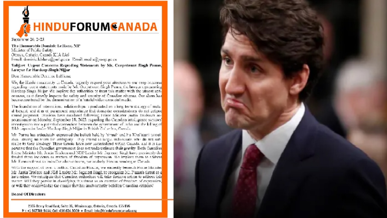 PM ट्रूडो को कनाडाई हिंदू संगठन की दो टूक, खालिस्तानी आतंकी पन्नू की धमकी को लेकर की ये मांग