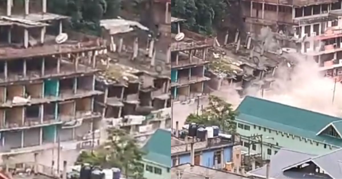 Himachal Pradesh: कुल्लू में ताश के पत्तों की तरह ढह गई कई इमारतें, वीडियो देख आंखों पर नहीं कर पाएंगे विश्वास