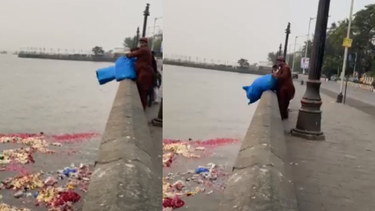 Watch: अब समुंद्र में भी कचरा फेक रहे लोग, CCTV में कैद हुई घटना, Video देख भड़के आनंद महिंद्रा