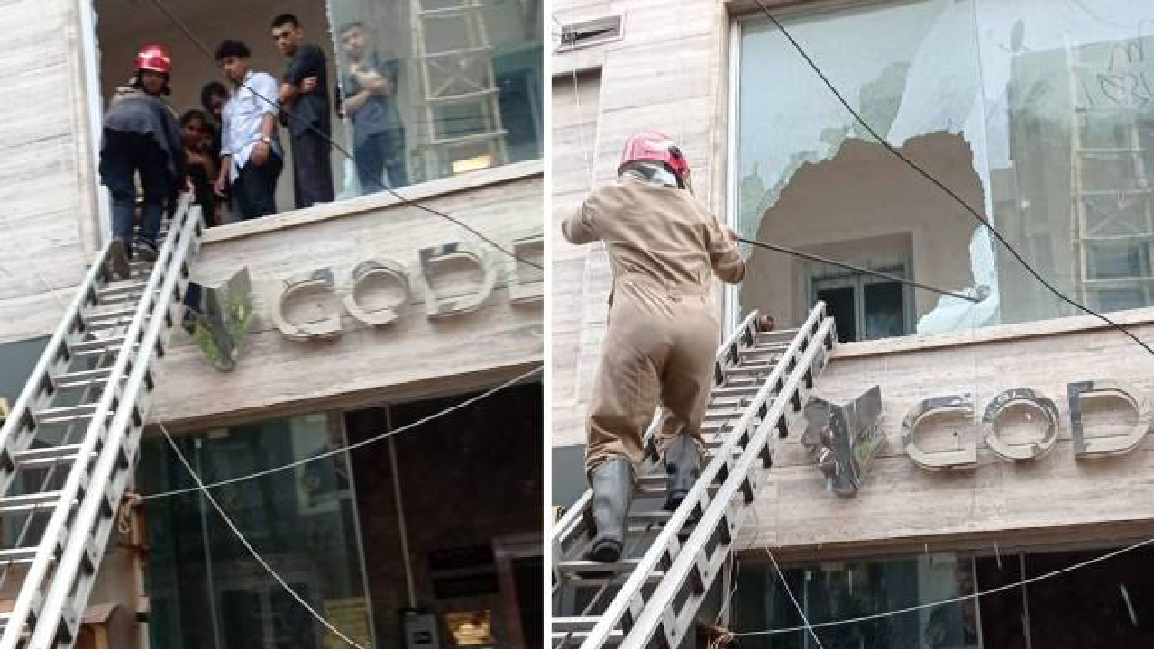 दिल्ली के एक बिल्डिंग के कल्ब की लिफ्ट में फंसे 10 लोग, फायर ब्रिगेड की टीम ने किया रेस्क्यू