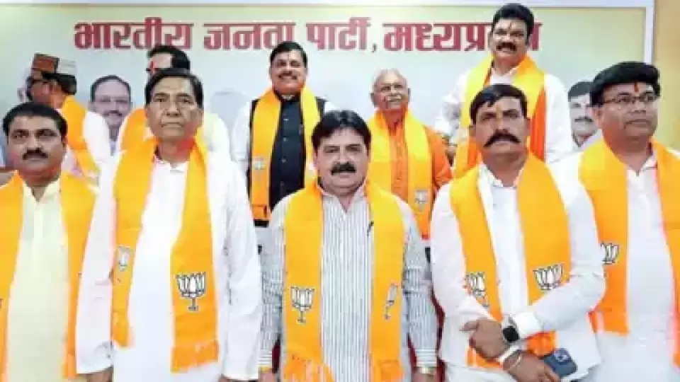 Congress leaders joined BJP in madhya pradesh