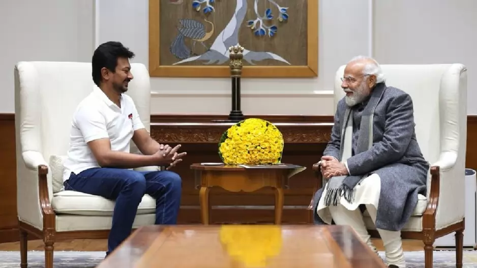 Udhayanidhi Stalin met PM Modi
