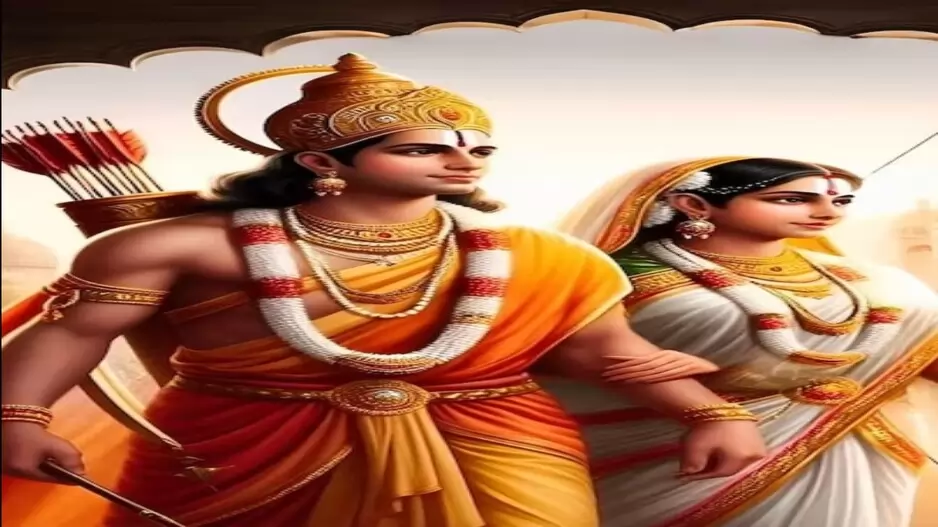 AI created beautiful pictures of Swayamvar of Shri Ram and Mata Sita