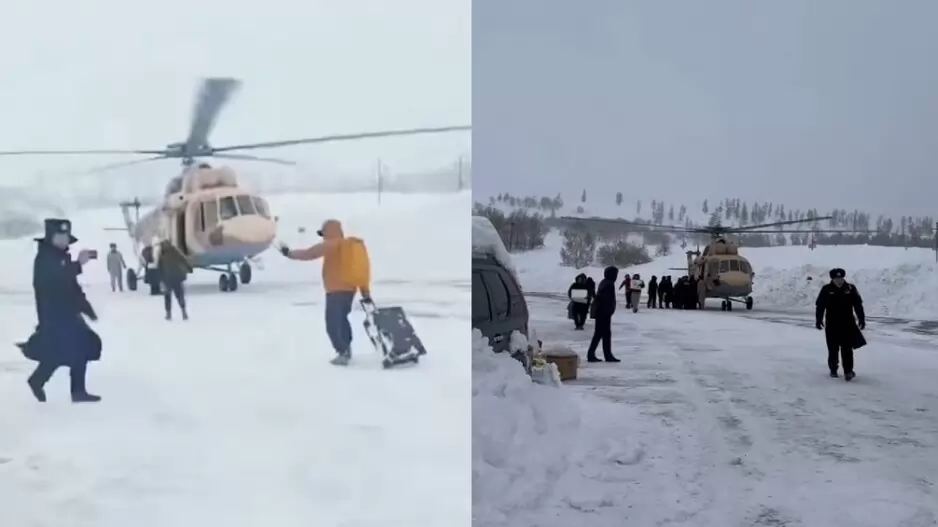 tourists trapped in Xinjiang Hemu village near Kazakhstan borders