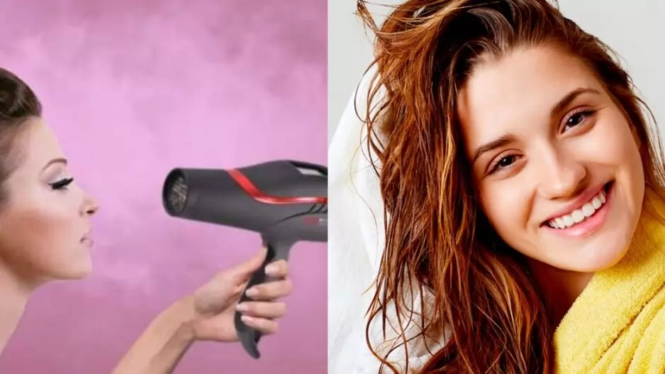 How to dry wet hair without a dryer in winter