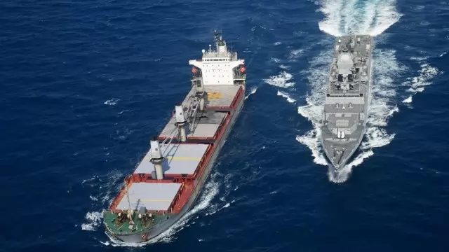 Indian Navy warship rescue