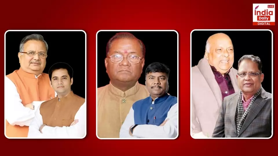 Lok Sabha Elections 2024, familyism in Chhattisgarh BJP, Politician family tree, Modi ka Parivar 