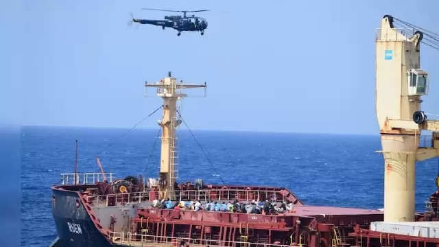 MV Ruen Rescued By Indian Navy