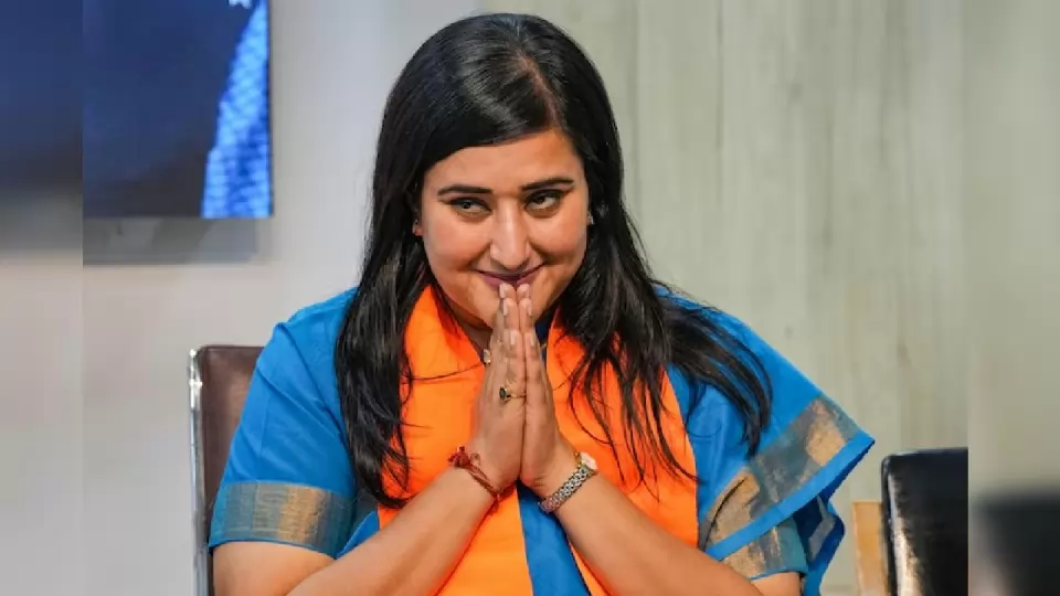 New Delhi Lok Sabha seat BJP candidate Bansuri Swaraj election campaign Bodybuilders YouTubers