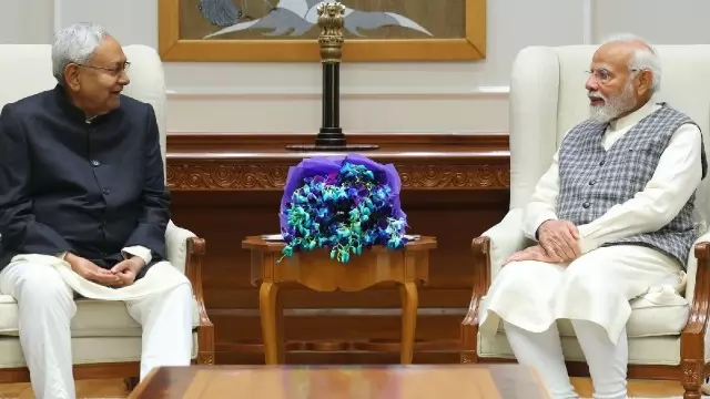 Nitish Kumar Meets PM Modi