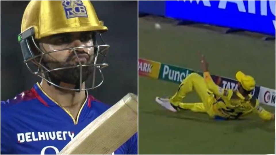 Rachin Ravindra-Ajinkya Rahane duo Superb Catch Virat Kohli Wicket