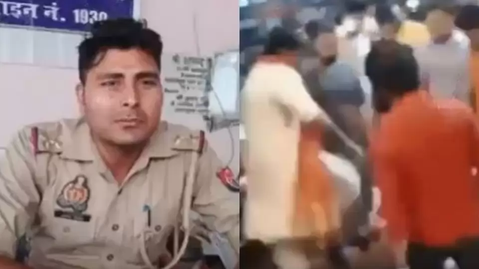 Video of beating of Inspector in Varanasi