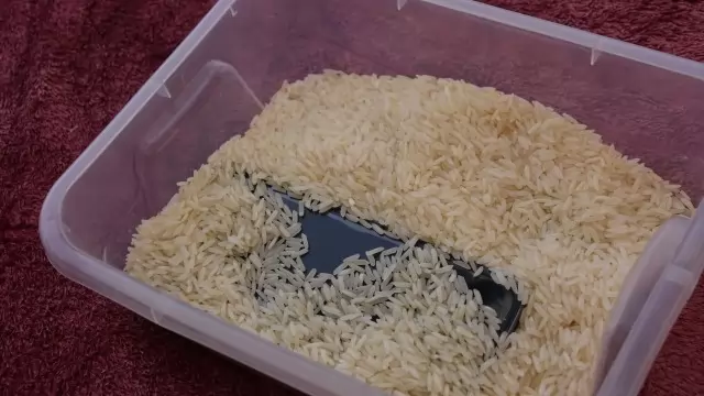Wet iPhone In Rice Is Mistake