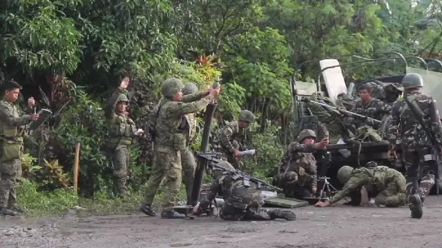  Philippine troops clash