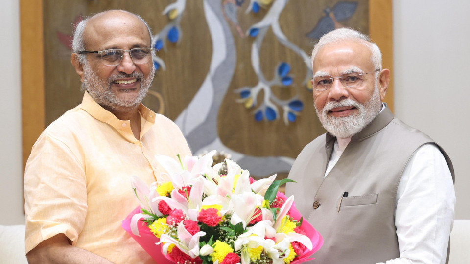 CP Radhakrishnan meets Prime Minister Narendra Modi