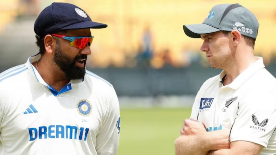 IND vs NZ 2nd Test Day 2 रोहित सस्ते में निपटे, अब गिलयशस्वी से