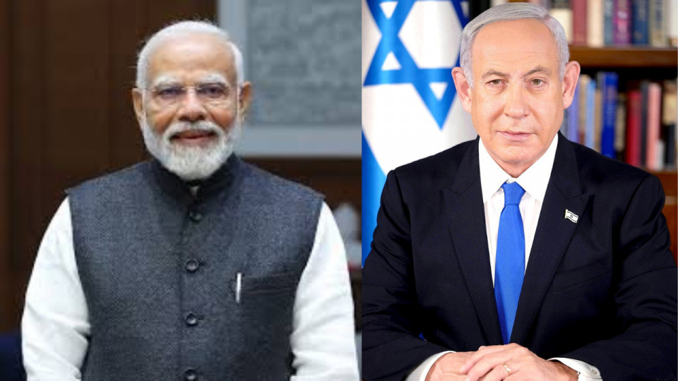 Prime Minister Narendra Modi dialled Israeli Prime Minister Benjamin Netanyahu