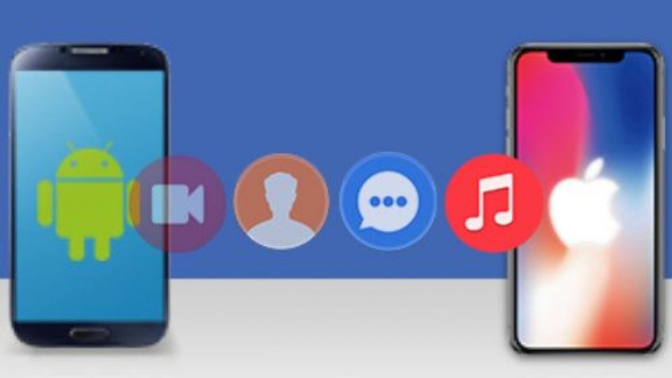 Transferring data from android to iPhone