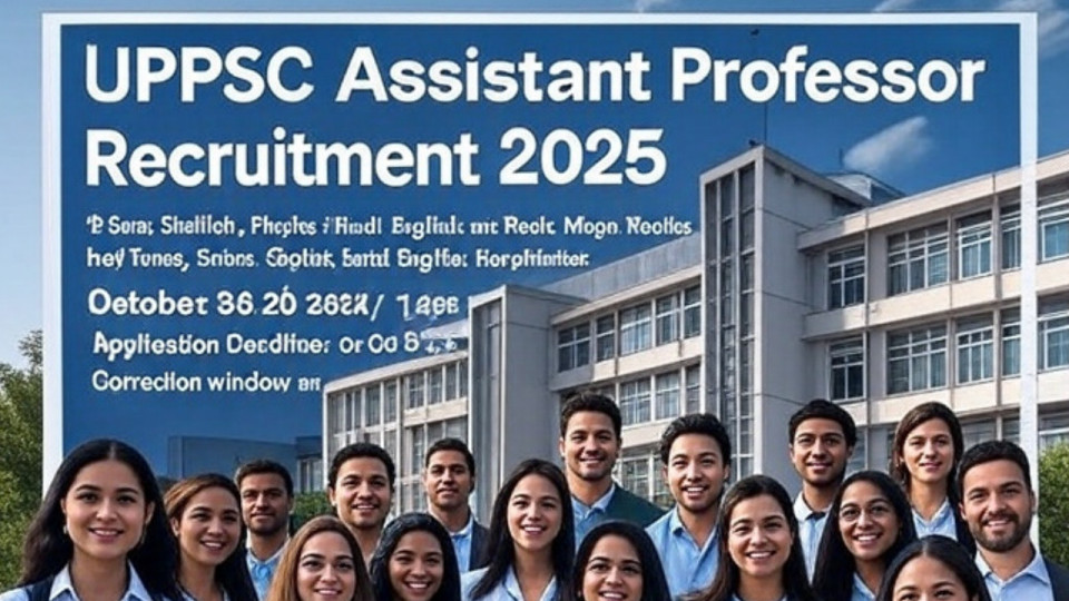 UPPSC Assistant Professor Recruitment 2025