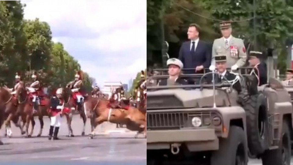 Viral video of Bastille Day parade