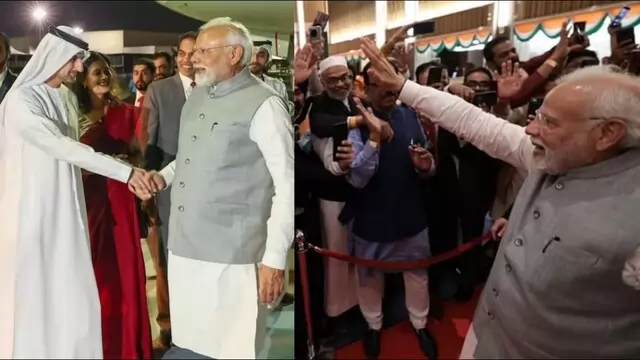 PM Modi in Dubai: प्रवासी भारतीयों ने दुबई में PM मोदी का किया जोरदार स्वागत, पीएम ने हाथ मिलाकर किया अभिवादन