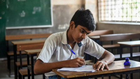 10th class music exam 30 officials for one student.