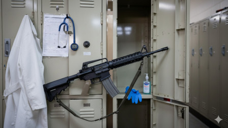 AK-47 recovered from the locker of Dr. Adil Ahmed Rather India Daily 