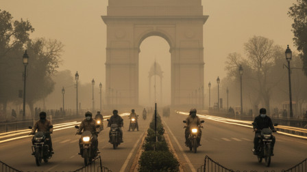 Delhi-NCR faces a triple threat of increasing cold, dense fog, and pollution.