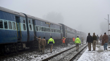 Train accident in assam