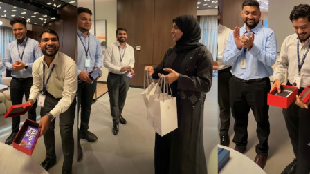 UAE Company Surprises Staff With iPhones After Chocolate Gift Box Twist