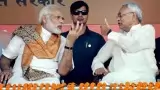 Nitish Kumar, Narendra Modi viral video