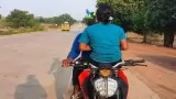 Police took action against a couple who did bike stunts on the middle of the road in Jashpur in Chha