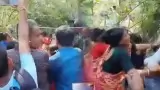TMC and BJP workers clashed with each other in Sandeshkhali