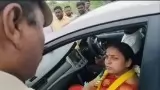 'तुम्हें सैलरी कौन देता है, अभी सुबह नहीं हुई क्या?', आंध्र प्रदेश के मंत्री की पत्नी ने SI को हड़काया, वीडियो वायरल