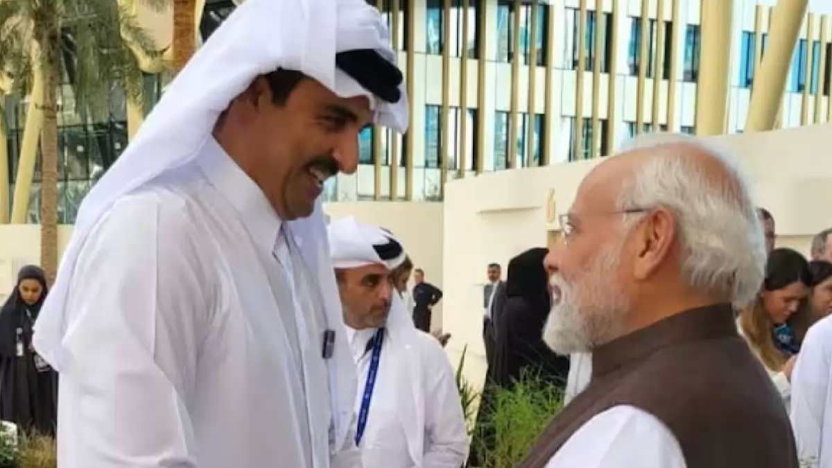 Cop 28 Summit:  कतर के चीफ रूलर अल थानी से मिले PM मोदी, भारतीय समुदाय का जाना हालचाल 