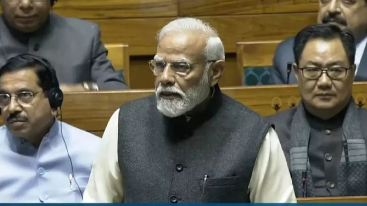 PM Modi In Parliament