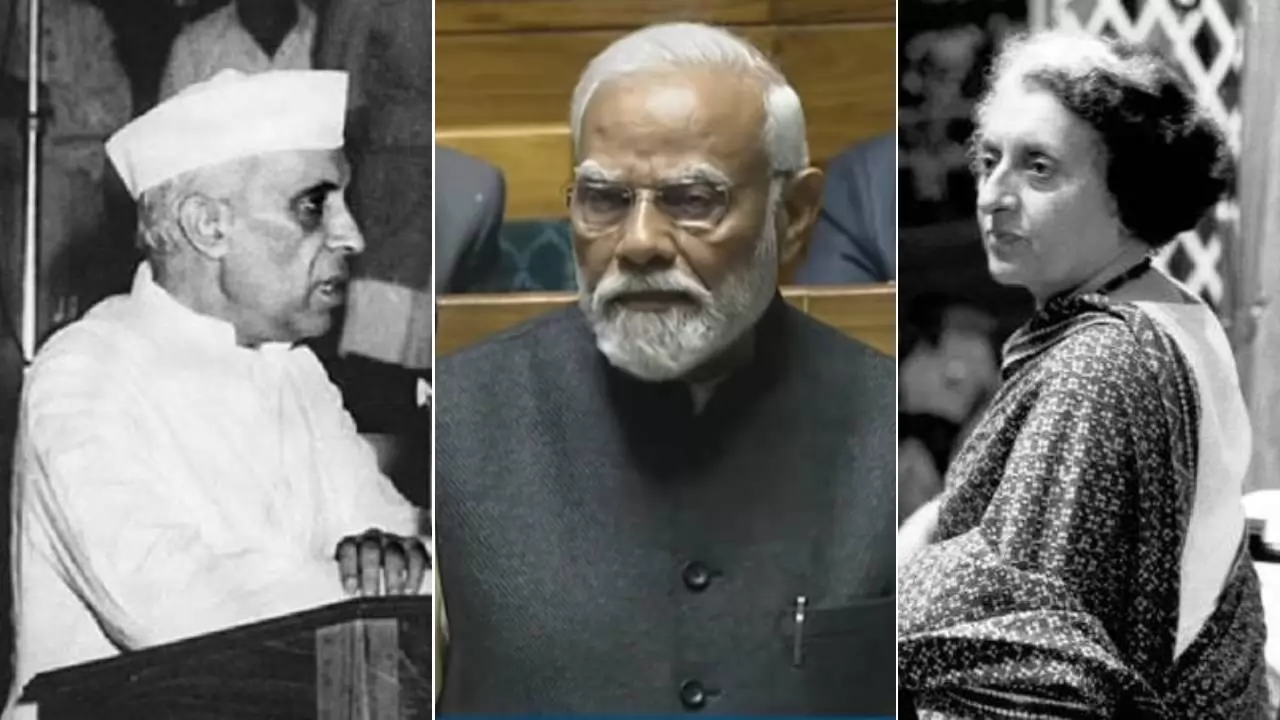 PM Modi lok sabha Nehru Indira Gandhi Speech fact check