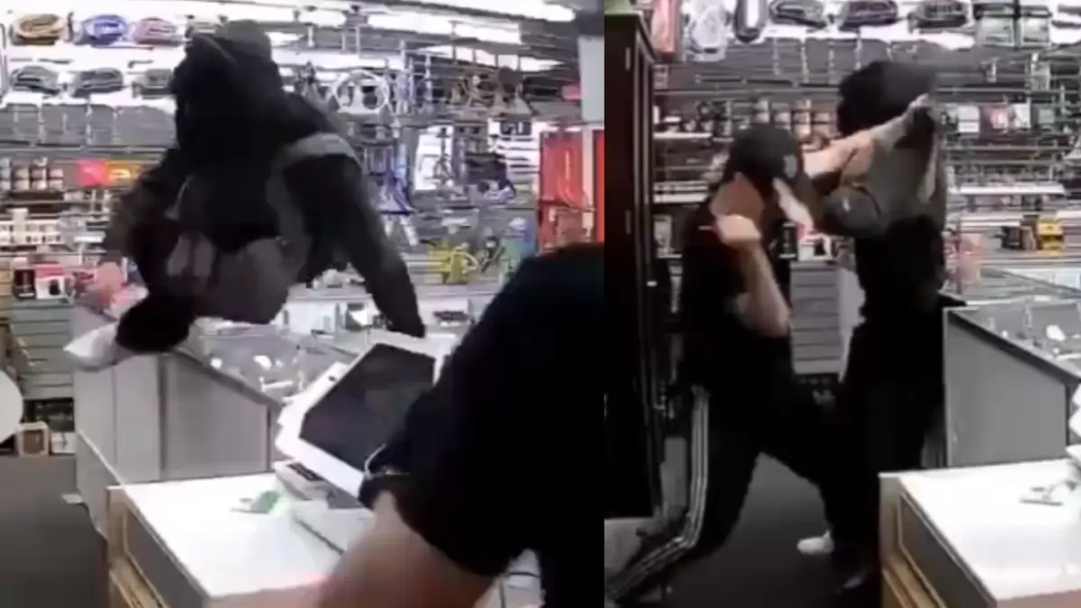 Watch: बुर्का पहनकर दुकान लूटने घुसी महिला, मालिक ने इस प्रकार बिगाड़ दिया खेल, देखे वायरल Video