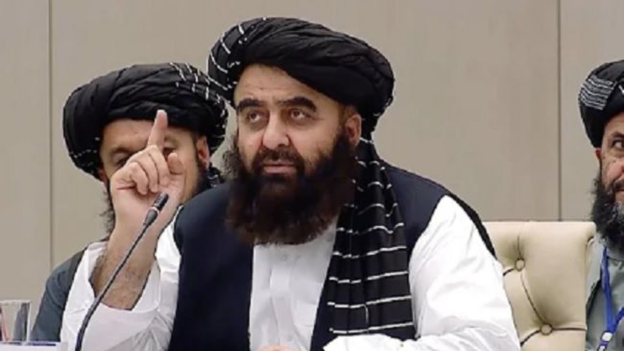 Afghanistan's foreign minister Amir Khan Muttaqi