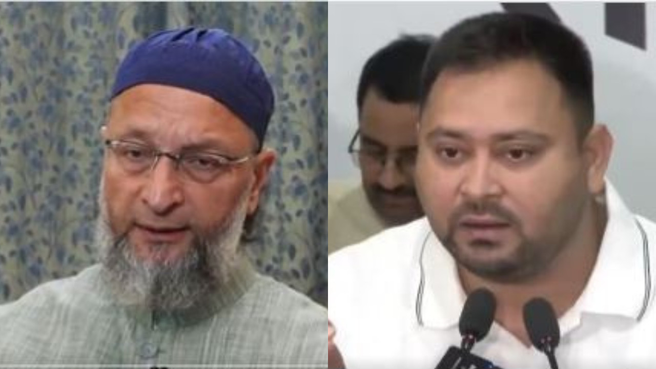 Asaduddin Owaisi & Tejaswi yadav
