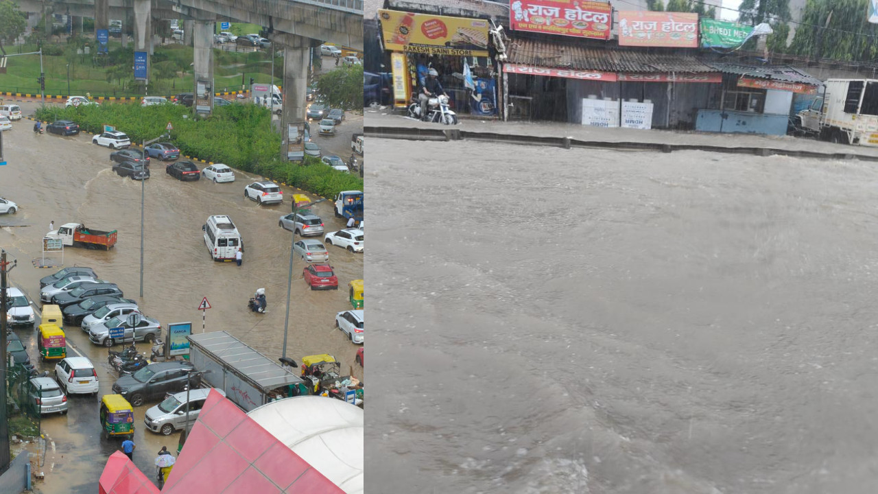 Gurugram heavy rain