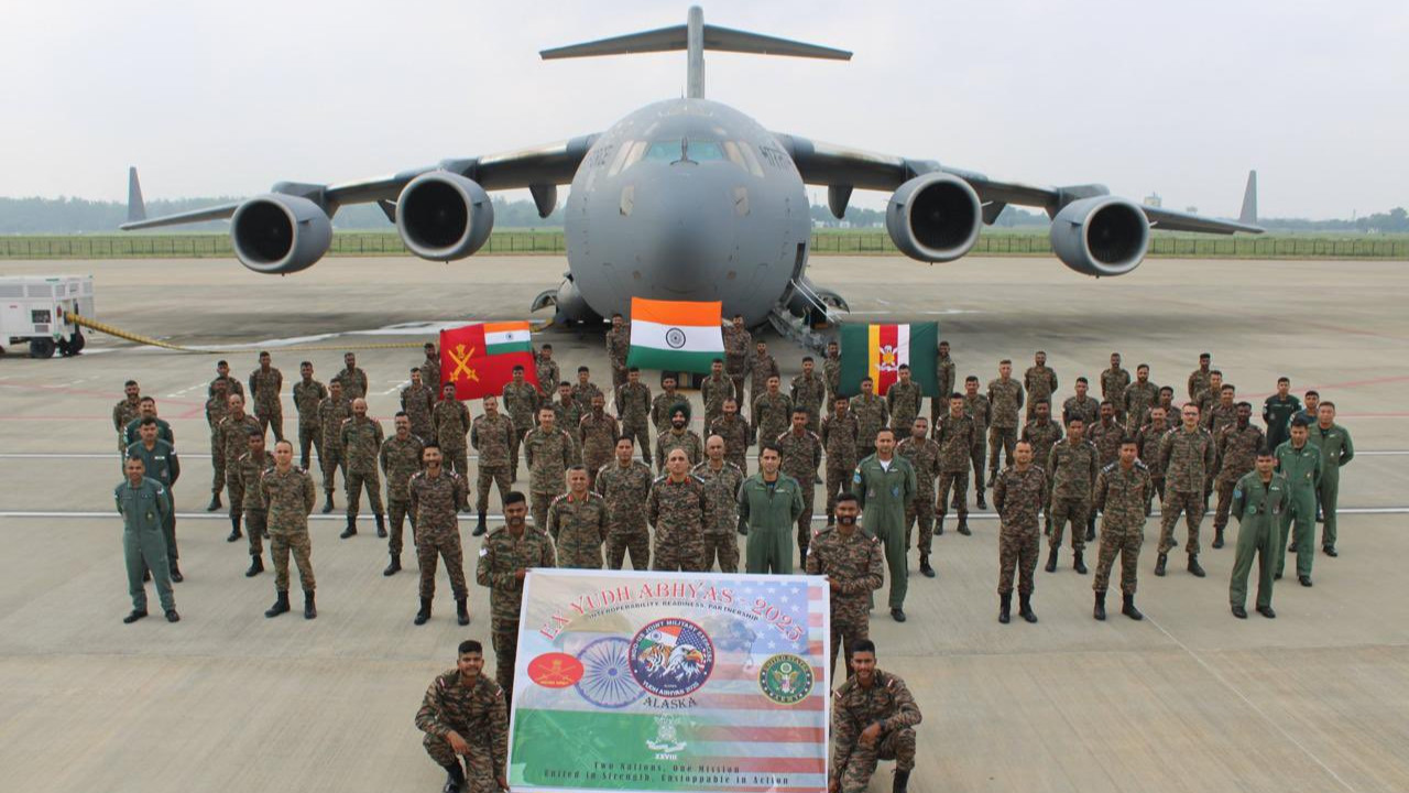 India US military exercise