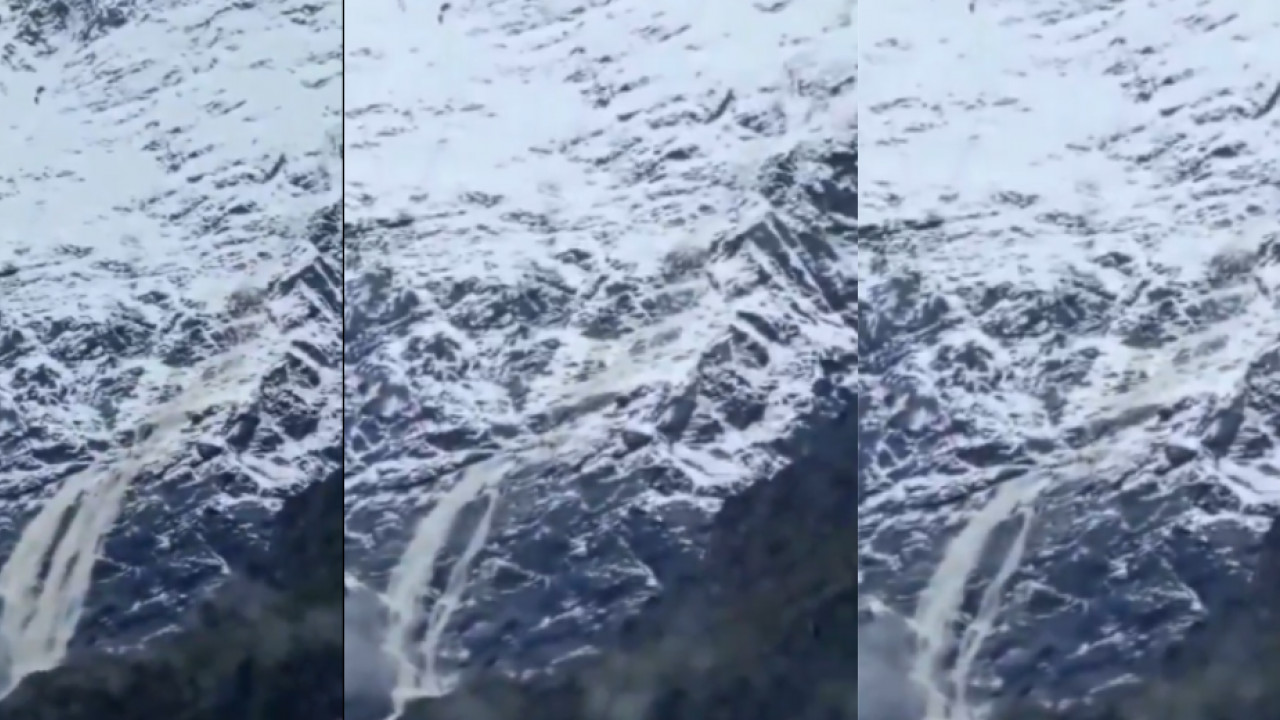 Kedarnath Avalanche Viral Video