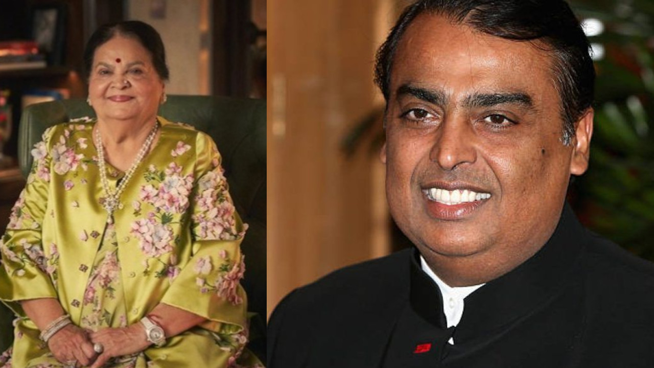 Mukesh Ambani Mother Kokilaben Ambani admit in HN Reliance Hospital 