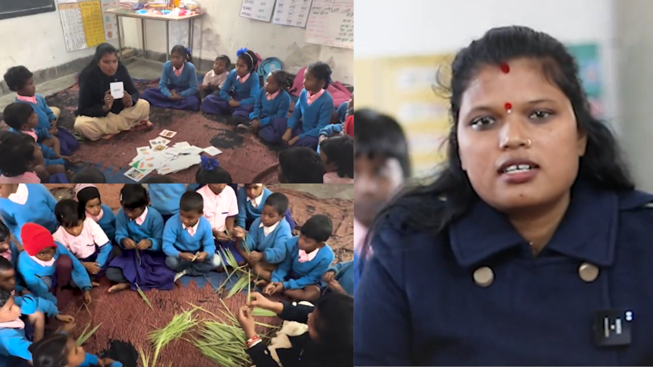 Rashmi from Jharkhand a teacher bringing learning alive in children’s own languages.