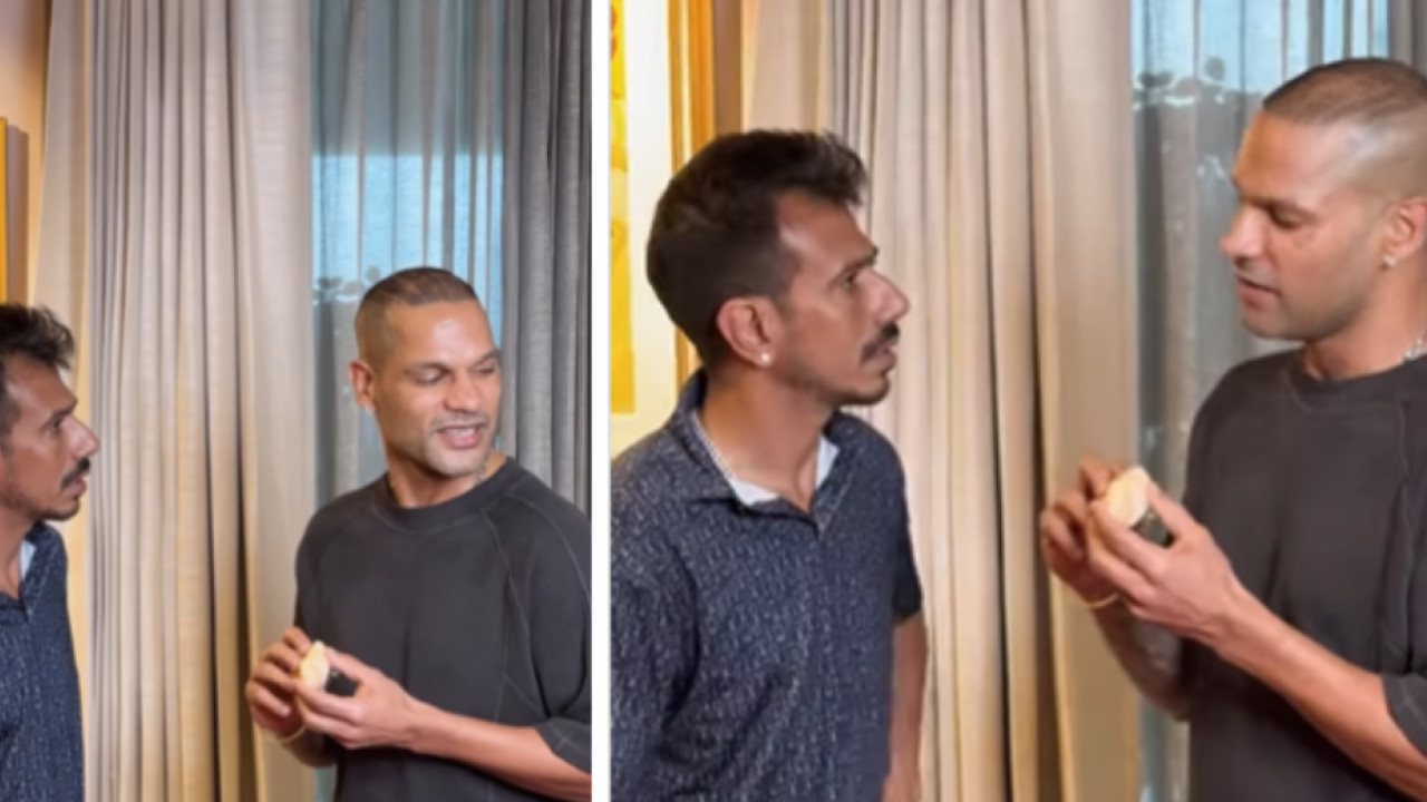 Shikhar Dhawan and Yuzvendra Chahal's Instagram reels Viral