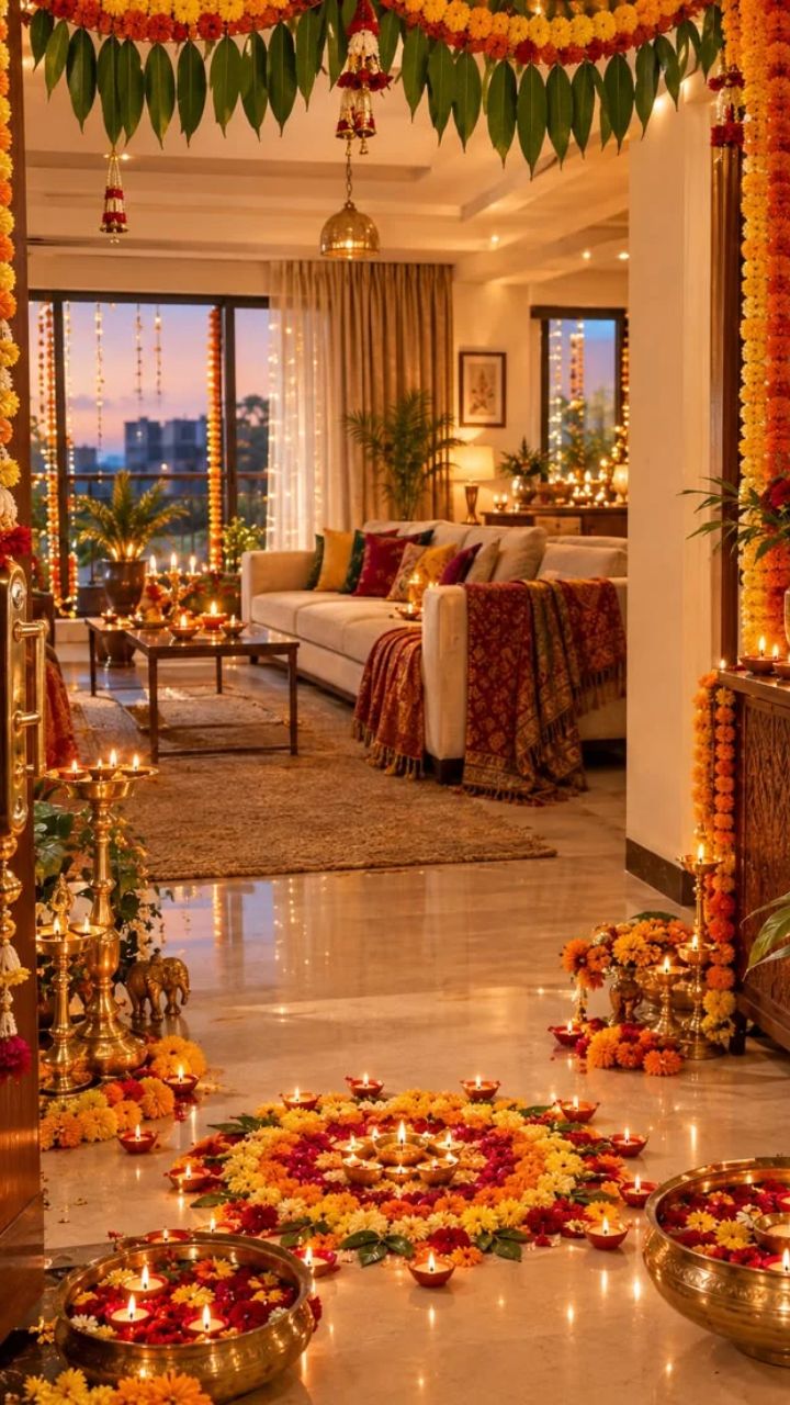 Diwali Home Decoration 10 Beautiful Ideas Tips